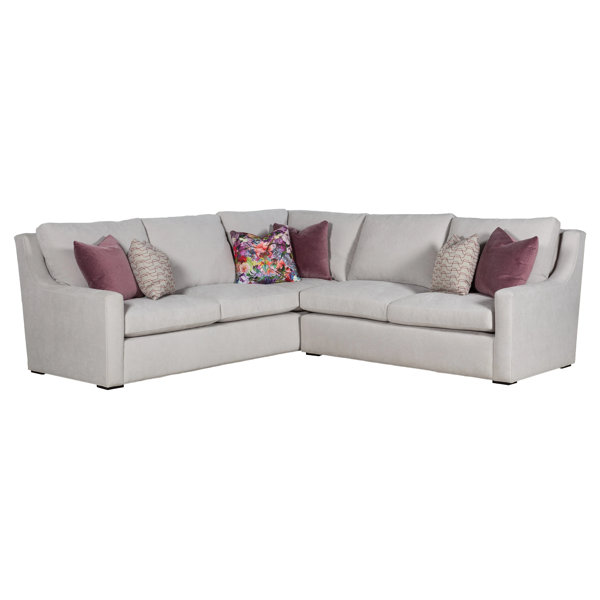Fairfield Chair 2 Piece Upholstered Sectional Wayfair